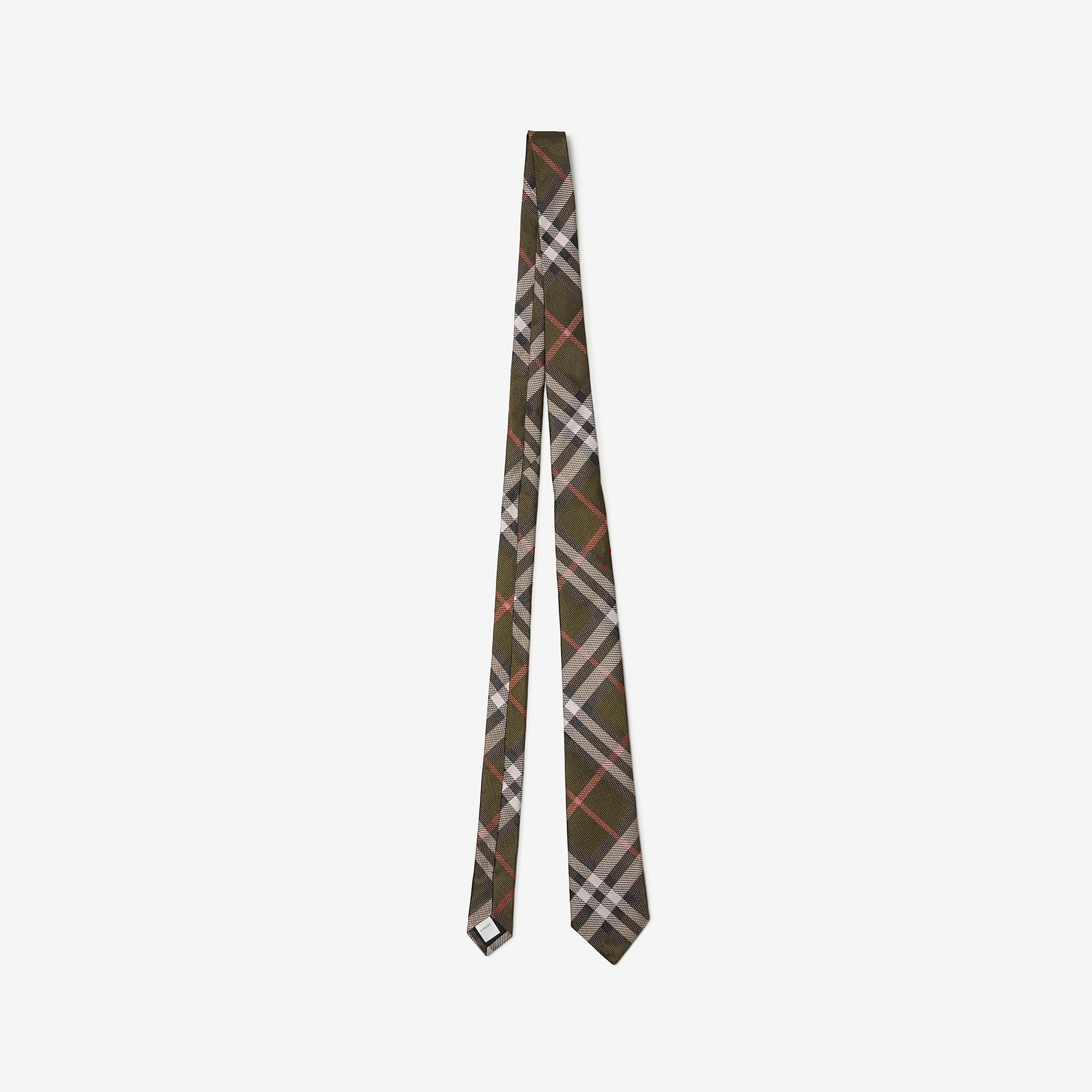 Check Silk Tie - 1