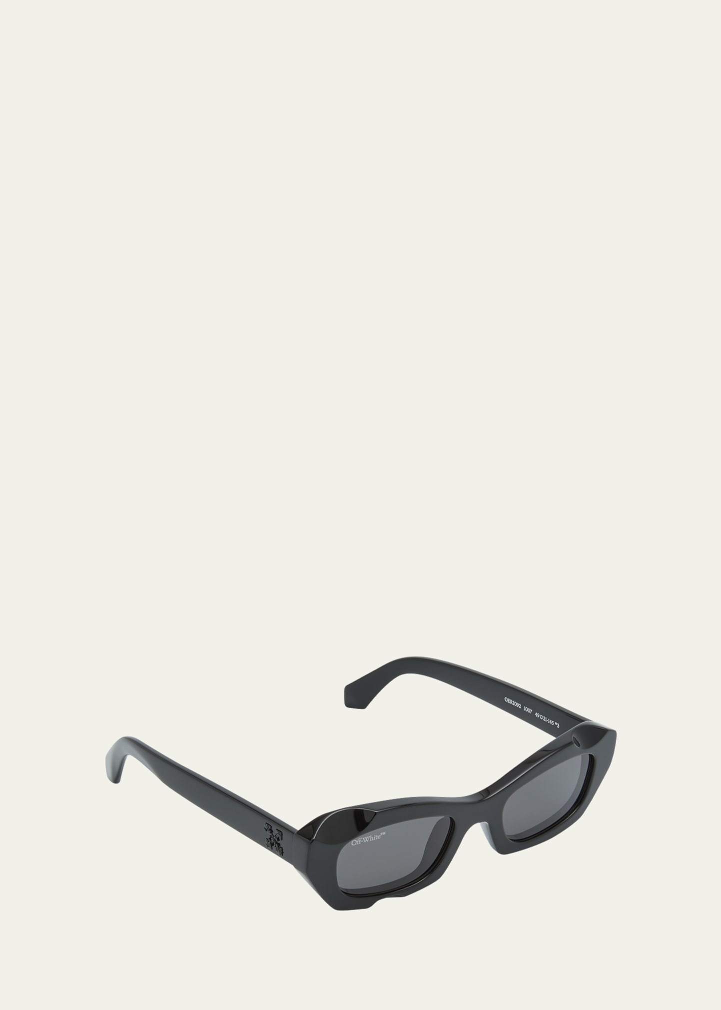 Men's Venezia Acetate Rectangle Sunglasses - 2