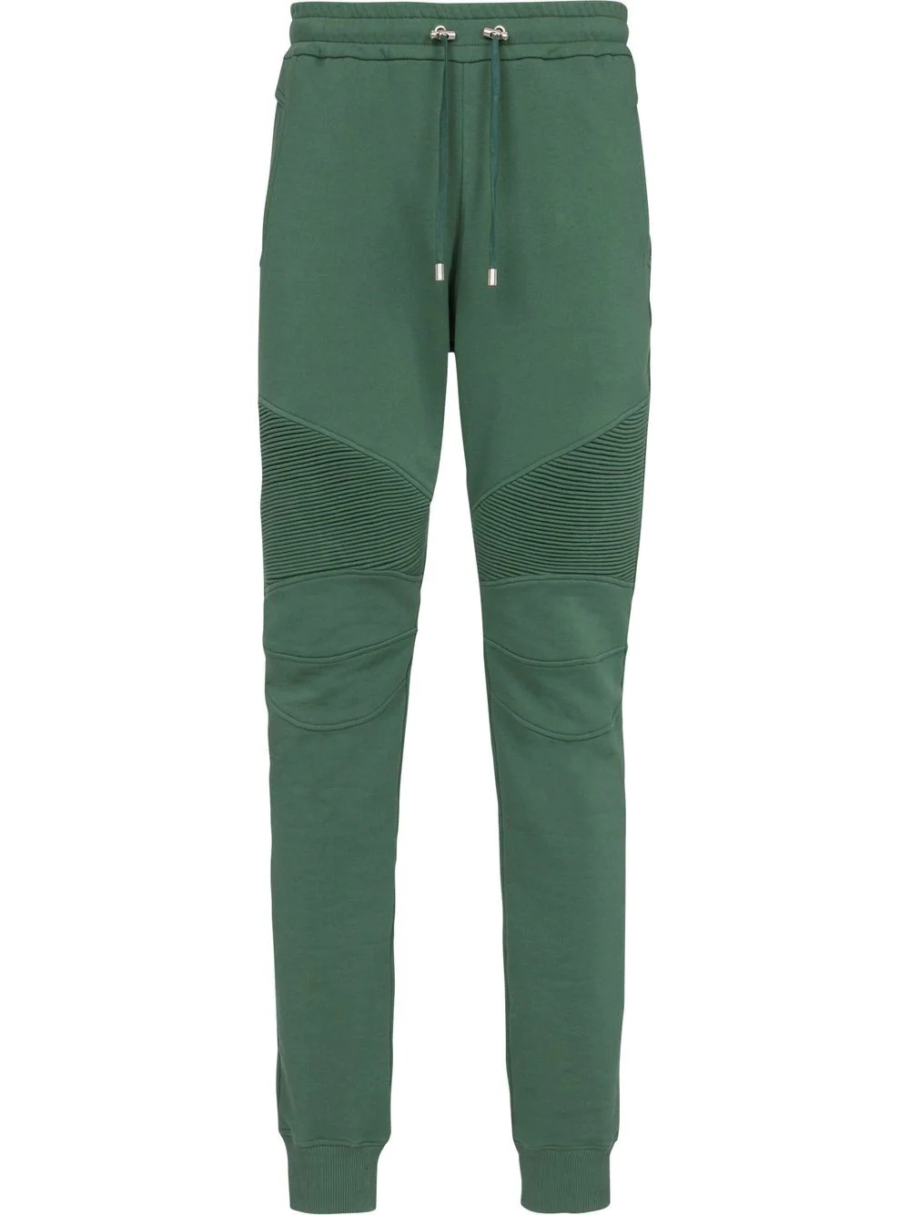 drawstring cotton track pants - 1