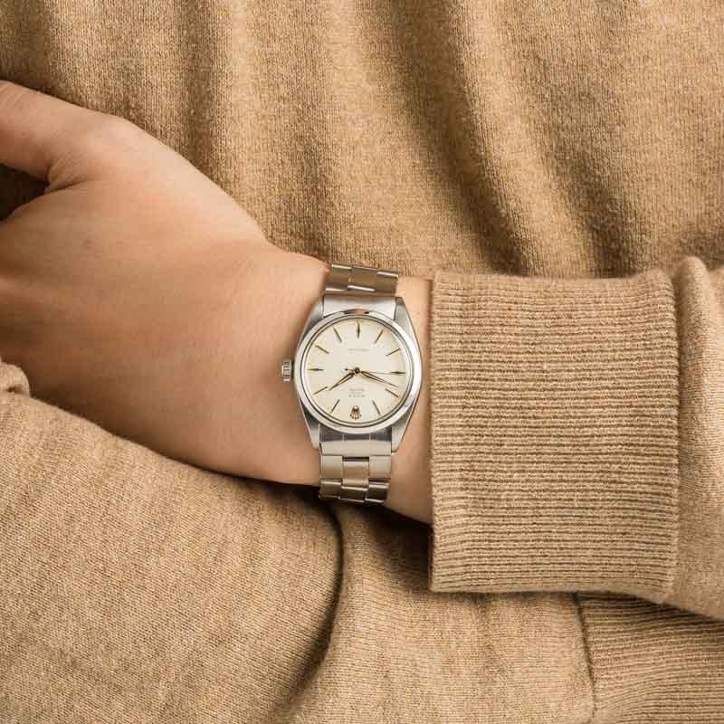 Rolex Oyster Precision 6426 Silver Index Dial - 5