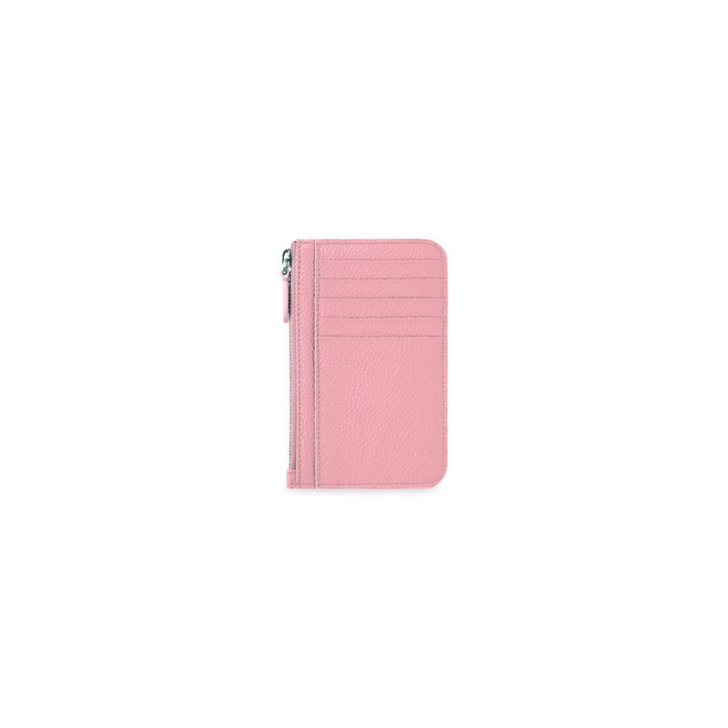 BALENCIAGA Women's Cash Large Long Coin And Card Holder in Pink outlook