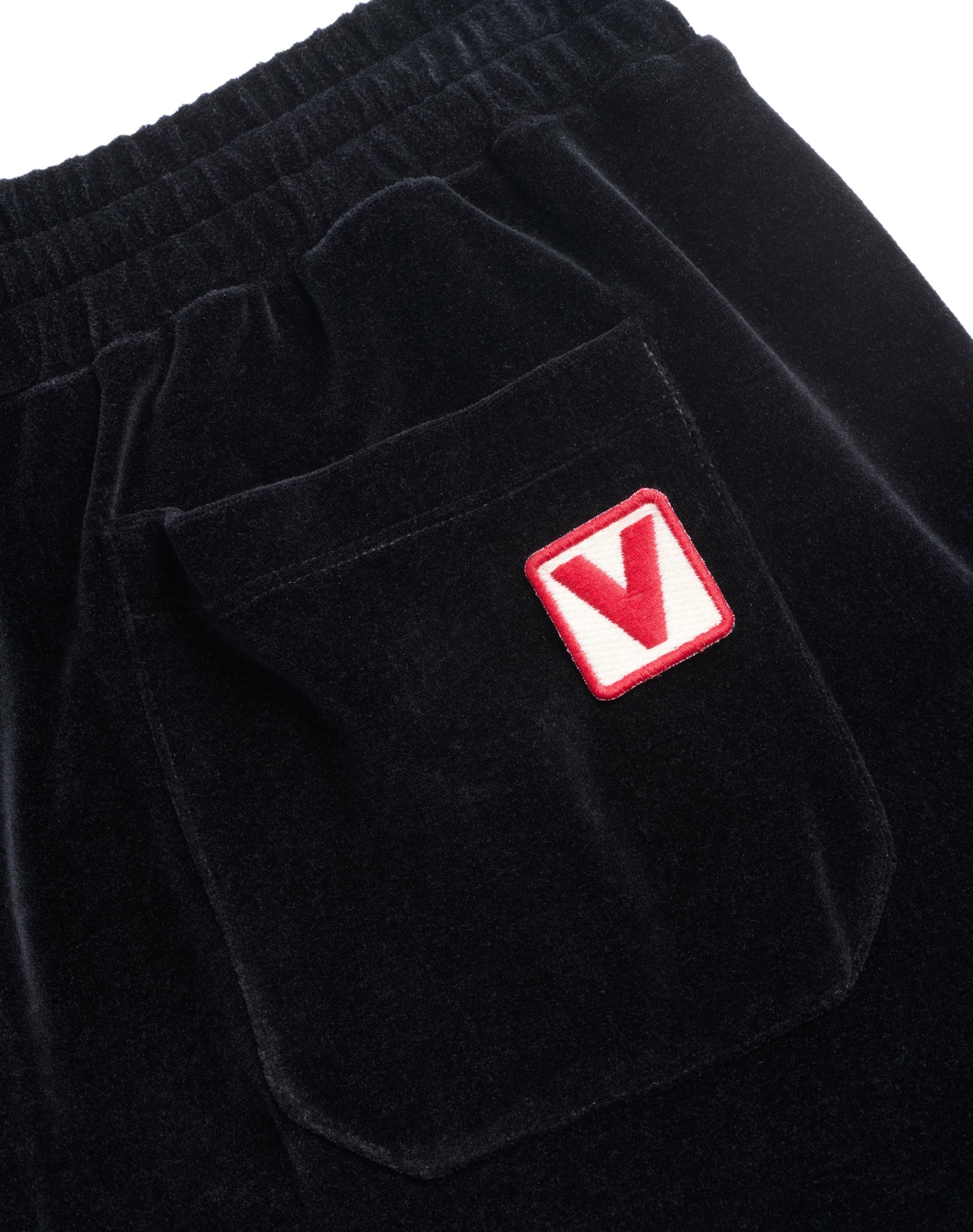 CHENILLE JOGGING PANTS WITH CHEZ VALENTINO PATCH - 8