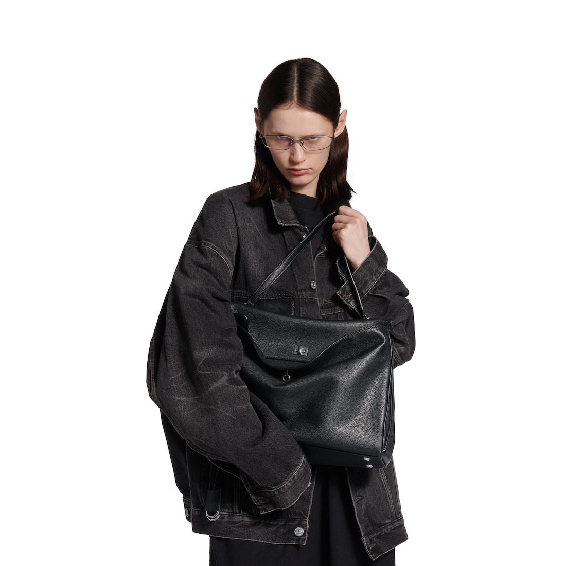 Rodeo Large Handbag  in Black - 9