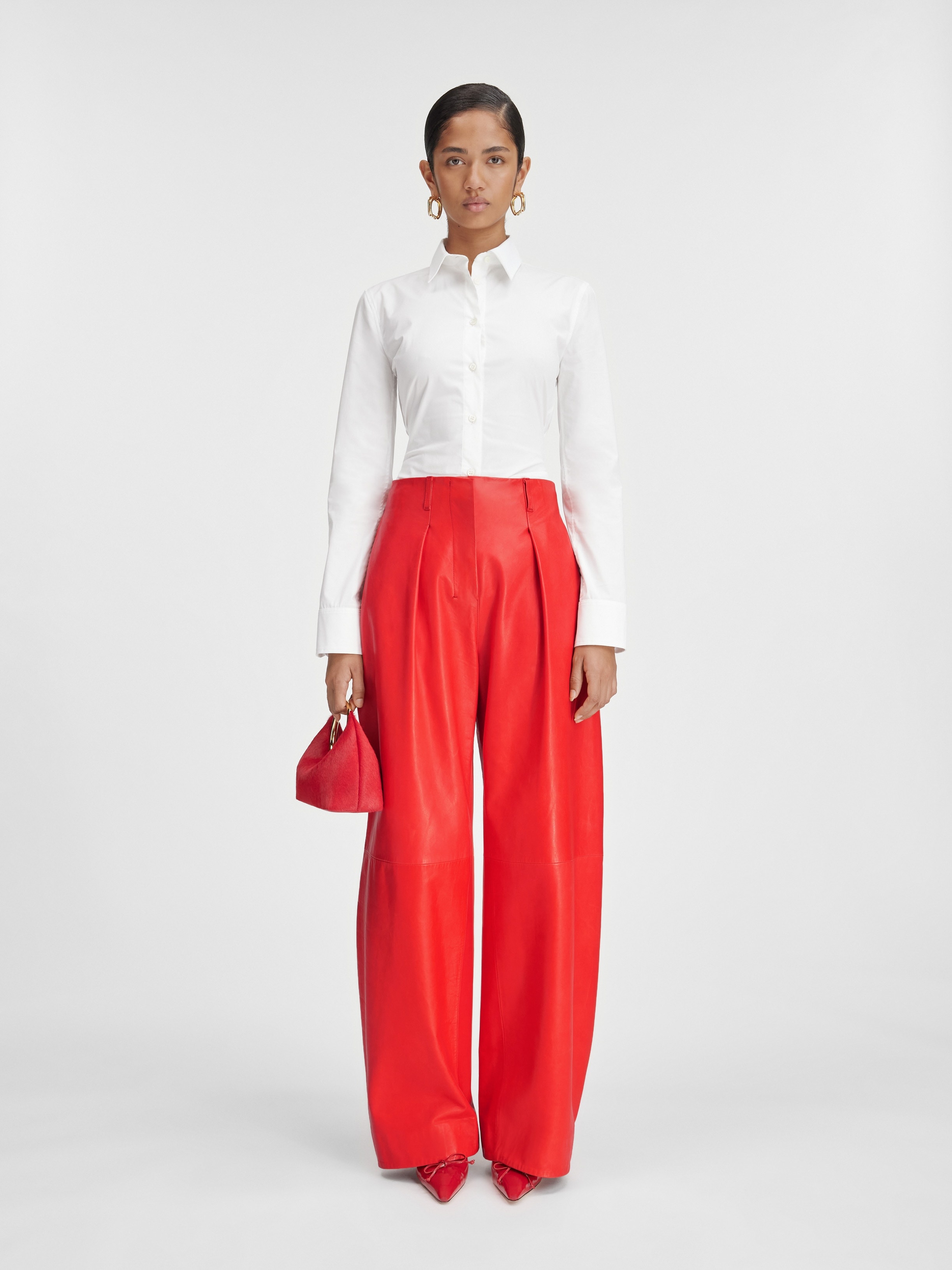 Le pantalon Ovalo cuir - 2