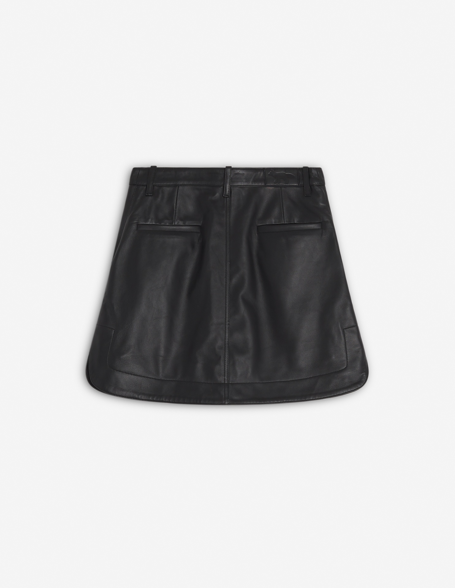 ROUNDED LEATHER SKIRT - 7