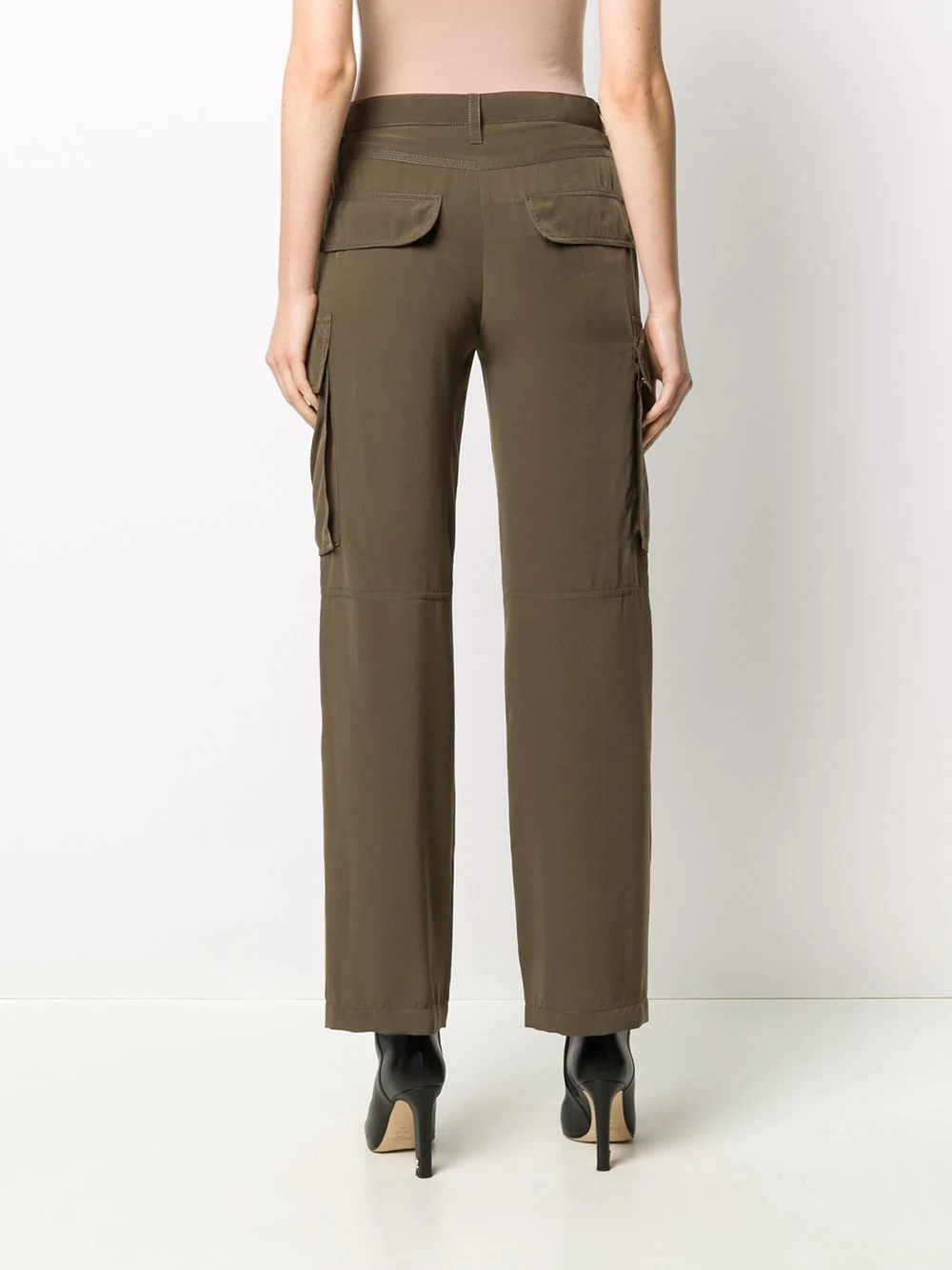 oversized pockets cargo trousers - 4