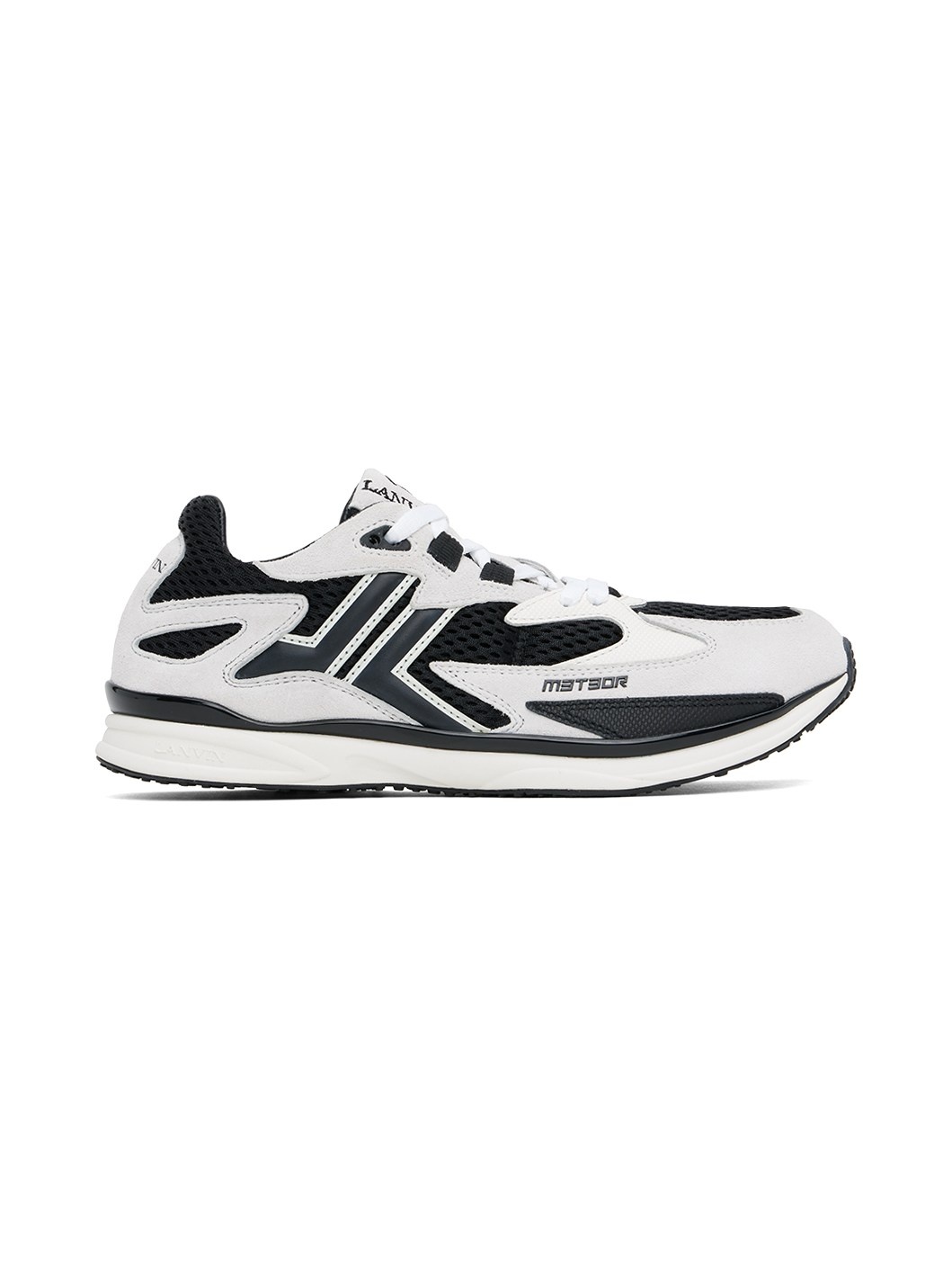 Black & White Meteor Sneakers - 1