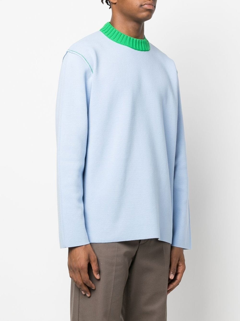 cotton crew-neck jumper - 4