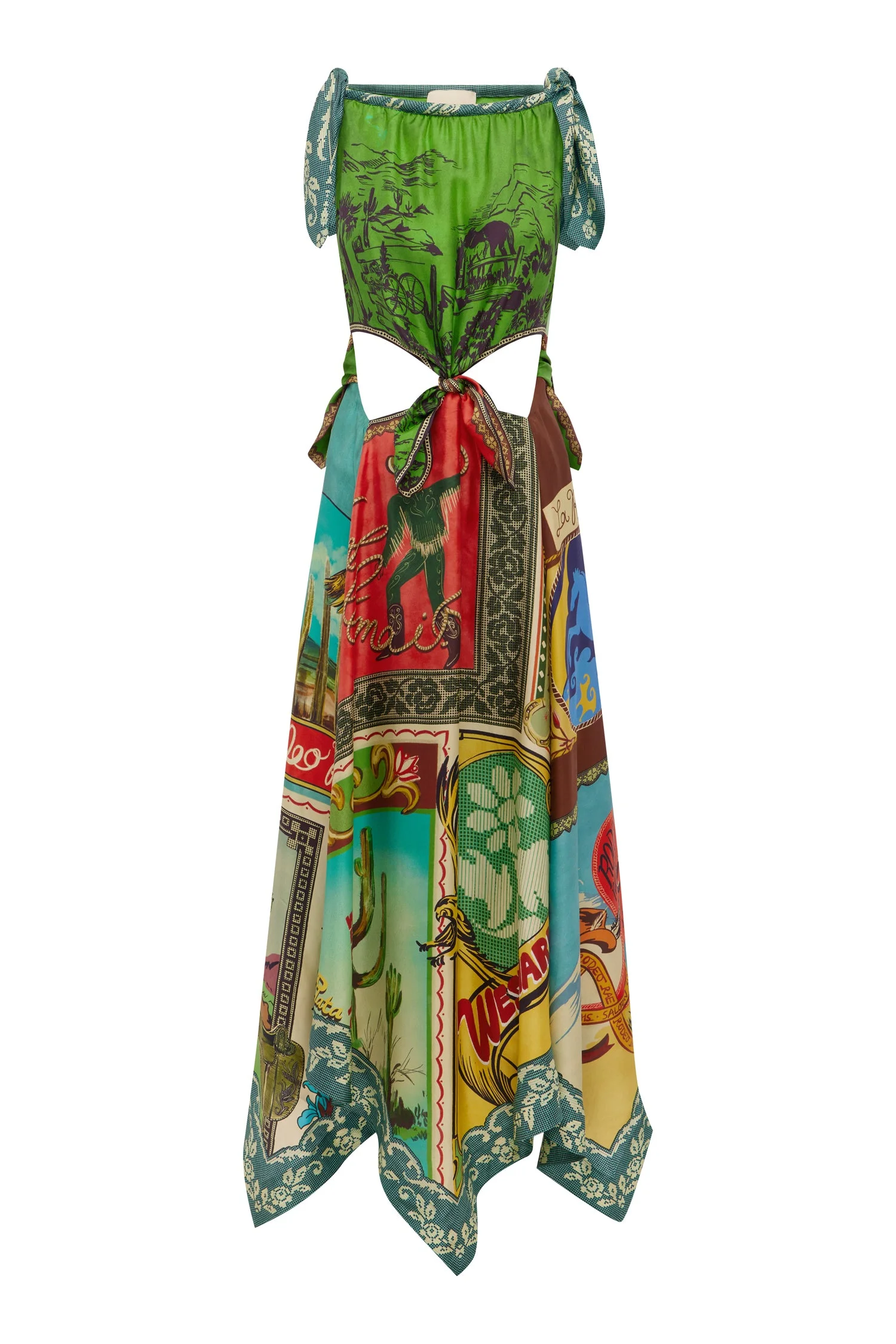 Ace Silk Scarf Dress - 1