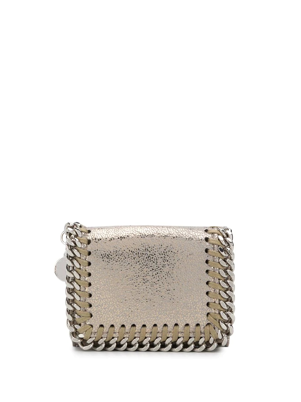 Falabella metallic tri-fold wallet - 1