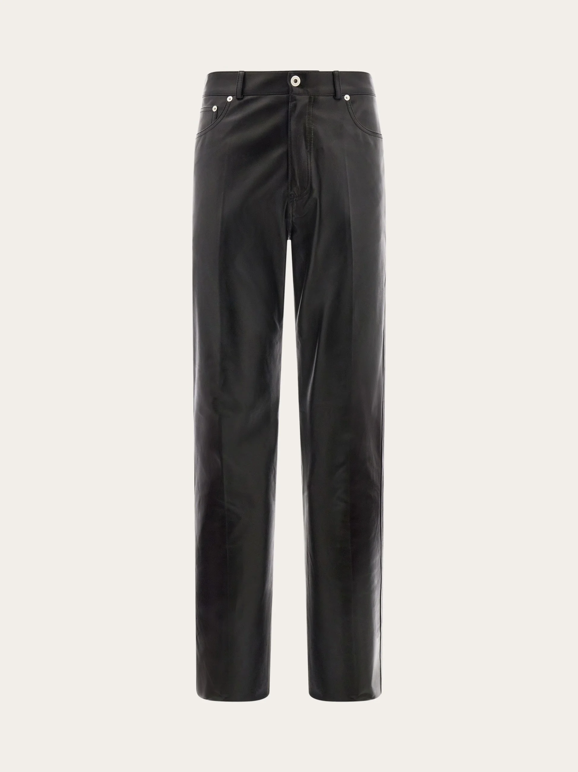 Five pocket nappa trousers - 1