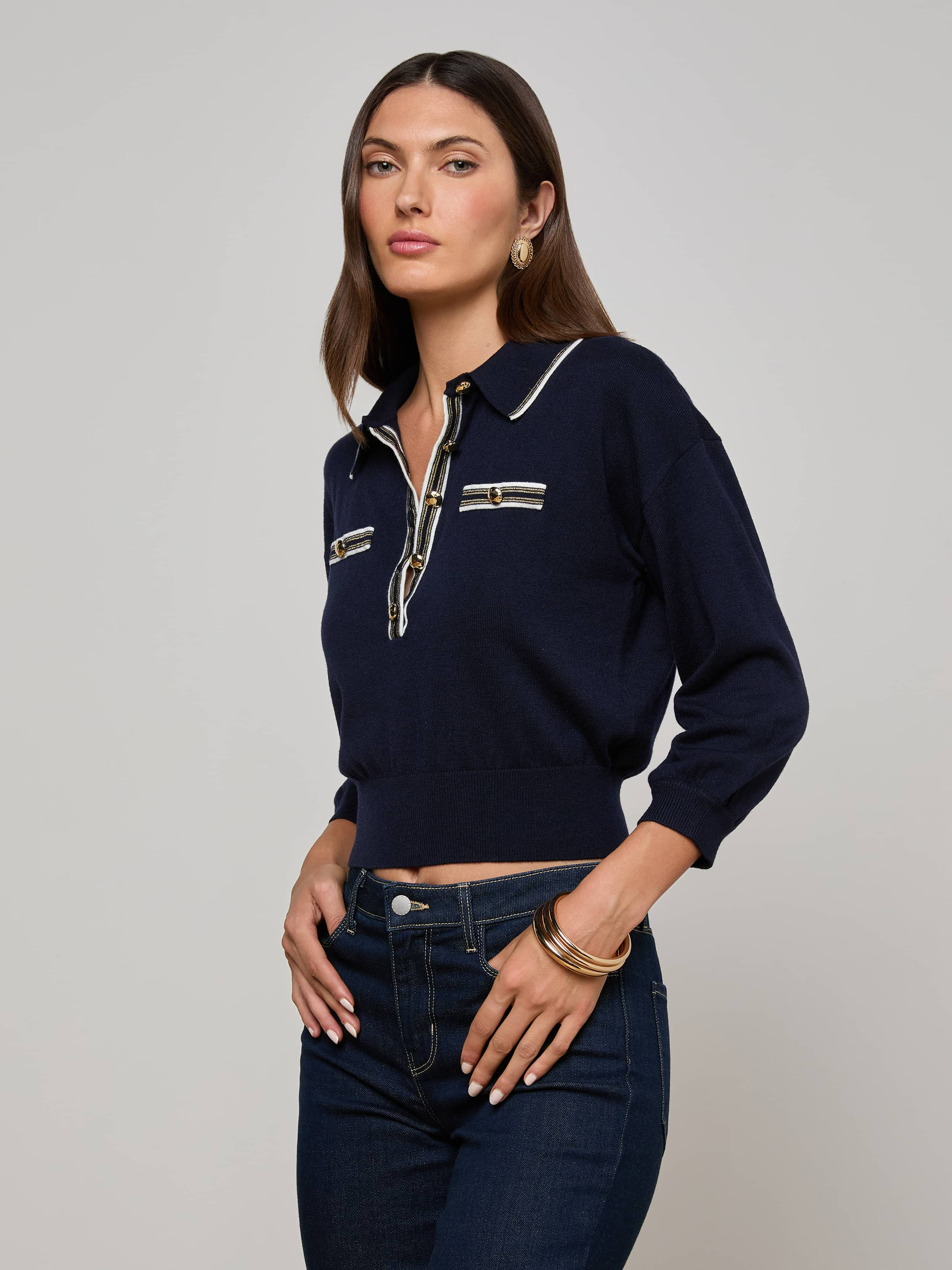 Malaki Cropped Sweater - 3