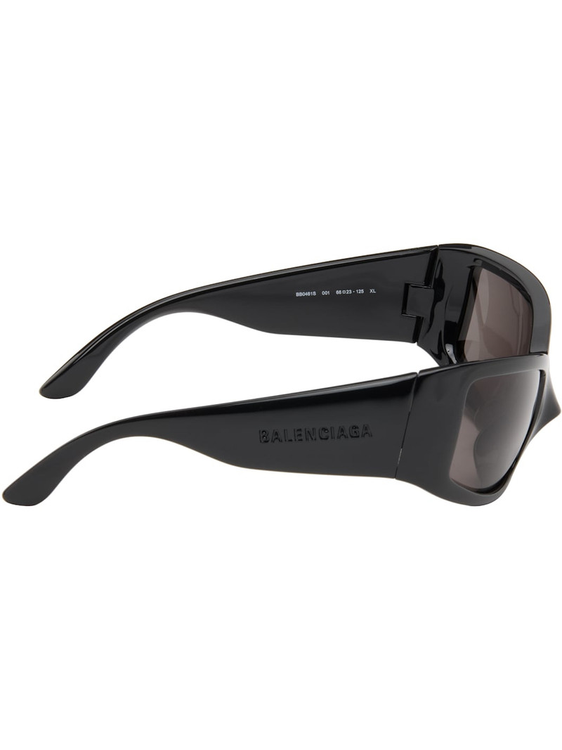 BALENCIAGA Black Extreme Sunglasses outlook