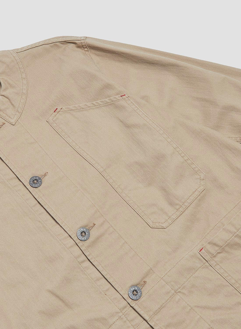 Mechanics Jacket Cotton Twill in Tan 6