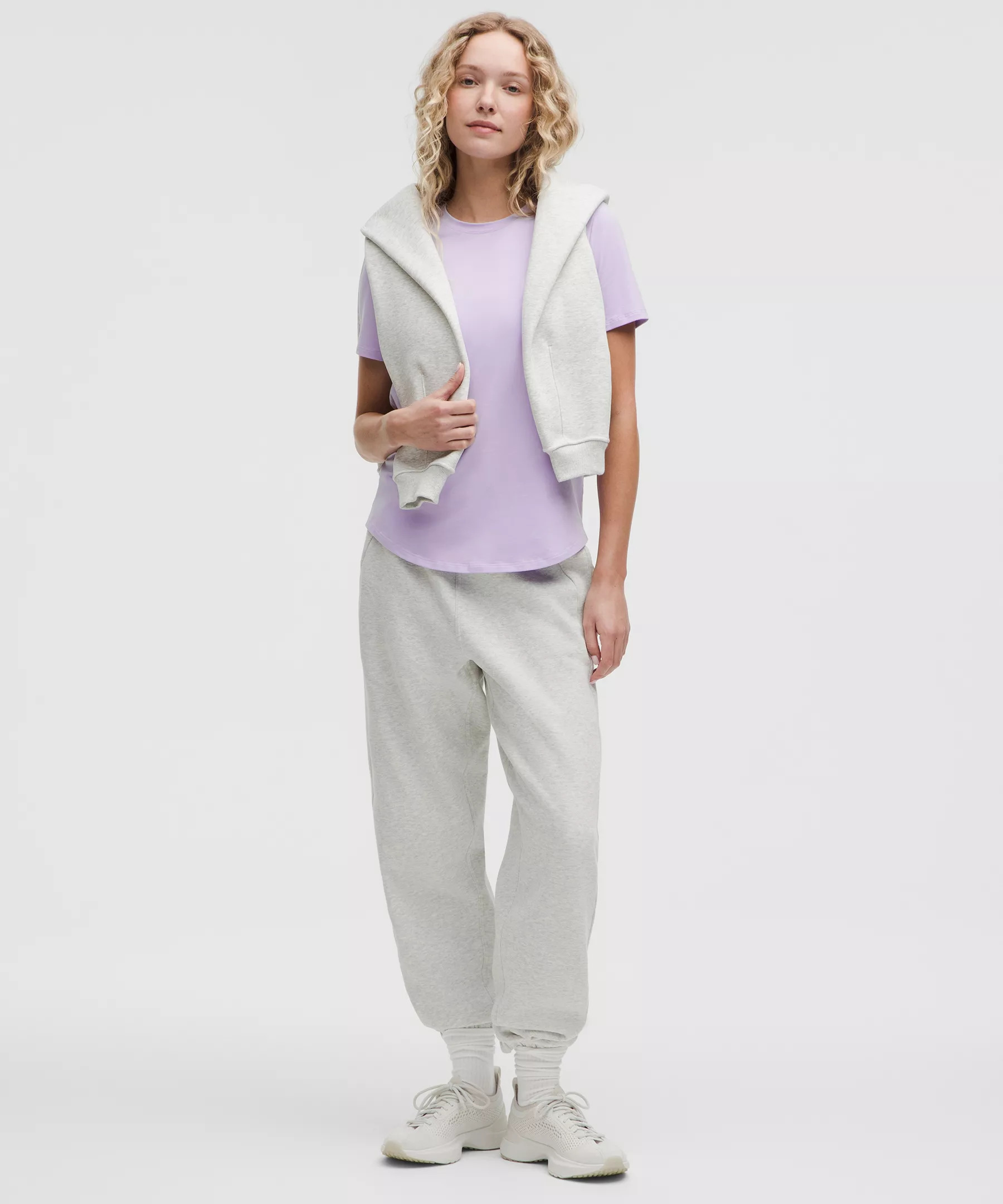 Love Curved-Hem Crewneck T-Shirt - 2