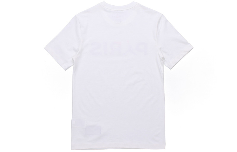 Jordan Air Jordan Paris Saint-Germain Casual Sports Round Neck Short Sleeve White CZ0802-100 outlook