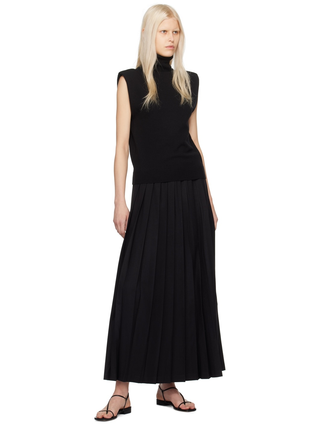 Black Bailey Maxi Skirt - 4