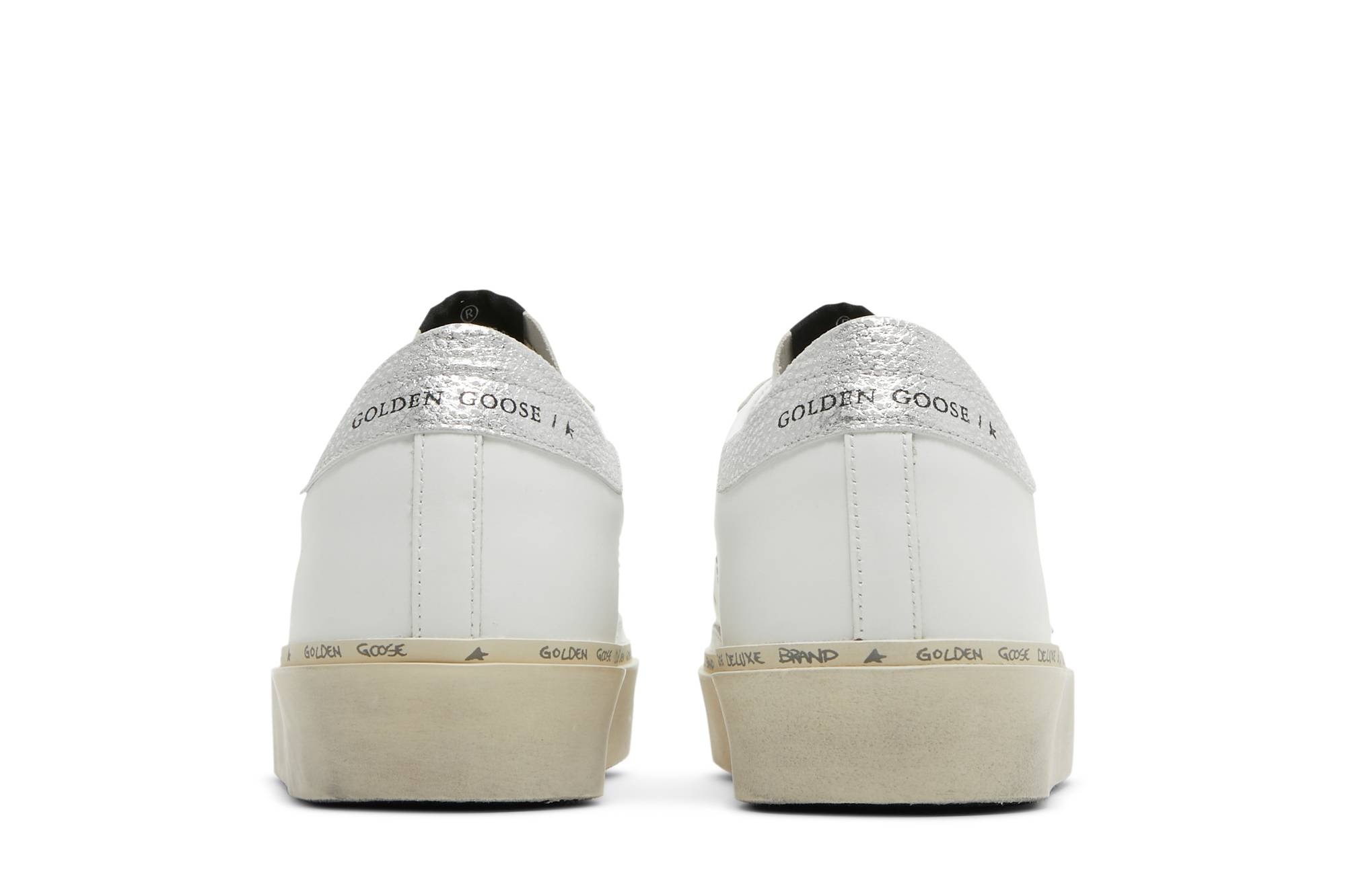 Golden Goose Wmns Hi Star 'White Silver' - 6