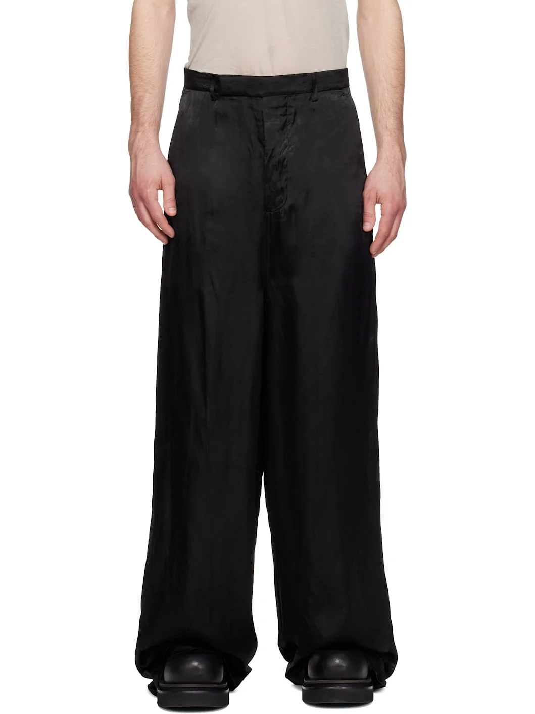 Black Temple Tailored Firbanks Trousers - 1