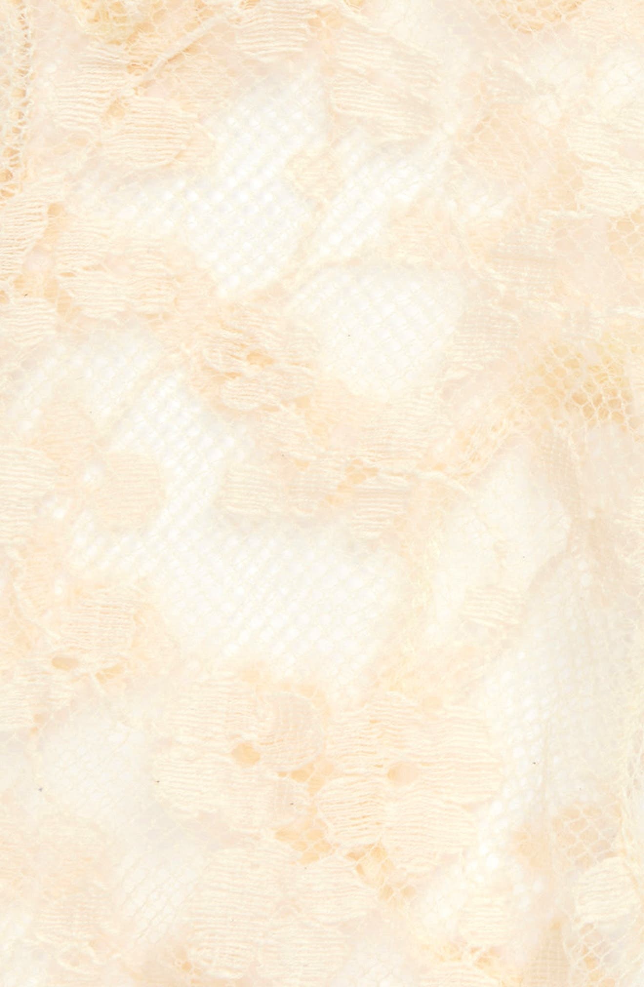 Valentino Garavani VLOGO Sheer Floral Lace Gloves in Yba Burro/Oro at Nordstrom - 2