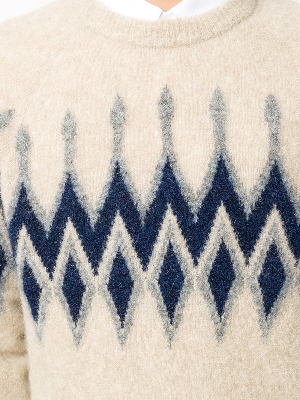 fair isle intarsia jumper - 5