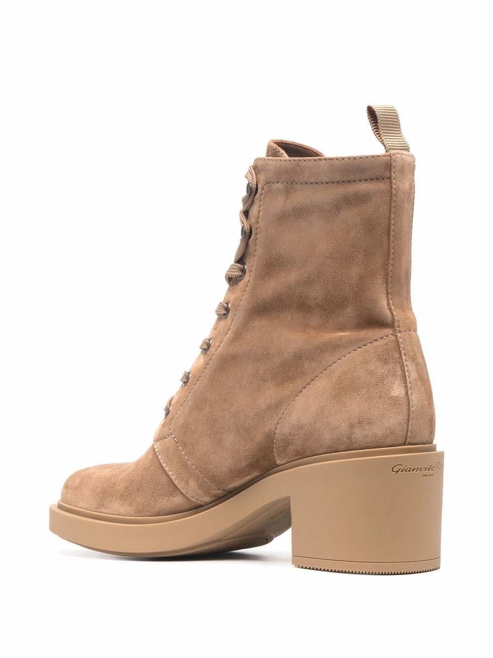 Foster 45mm suede lace-up boots - 3