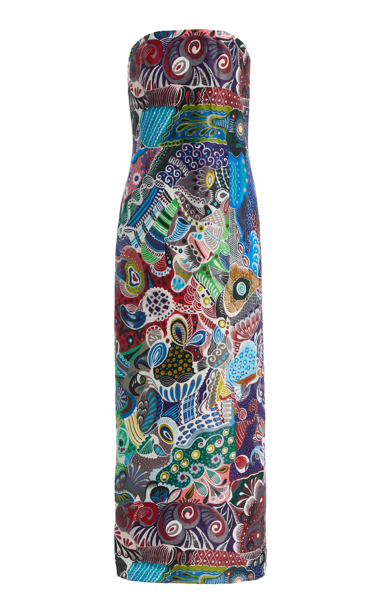 Exclusive Arnulfo Vasquez Linen-Silk Maxi Dress - 1