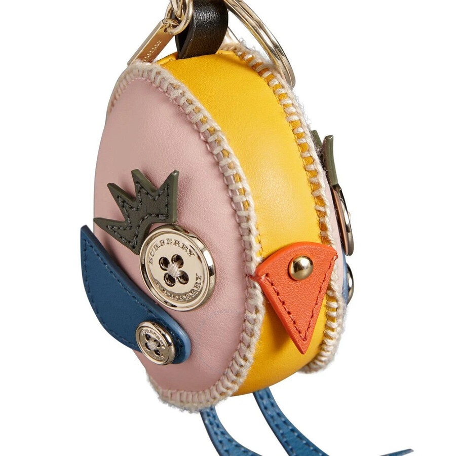 Burberry Larch Yellow Derek The Bird Leather Charm - 2