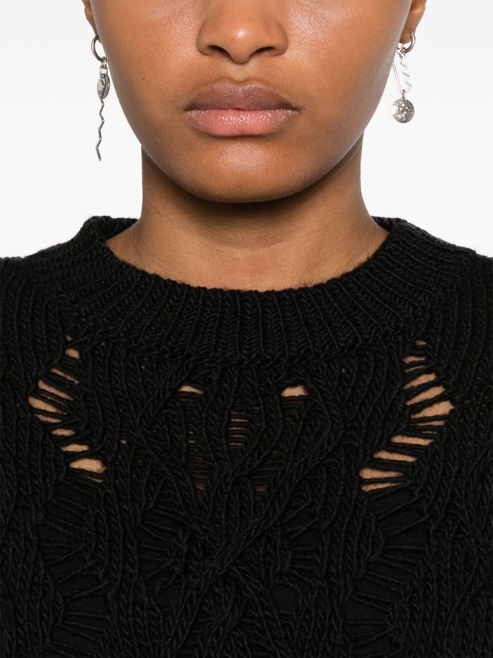 cable-knit sweater - 5