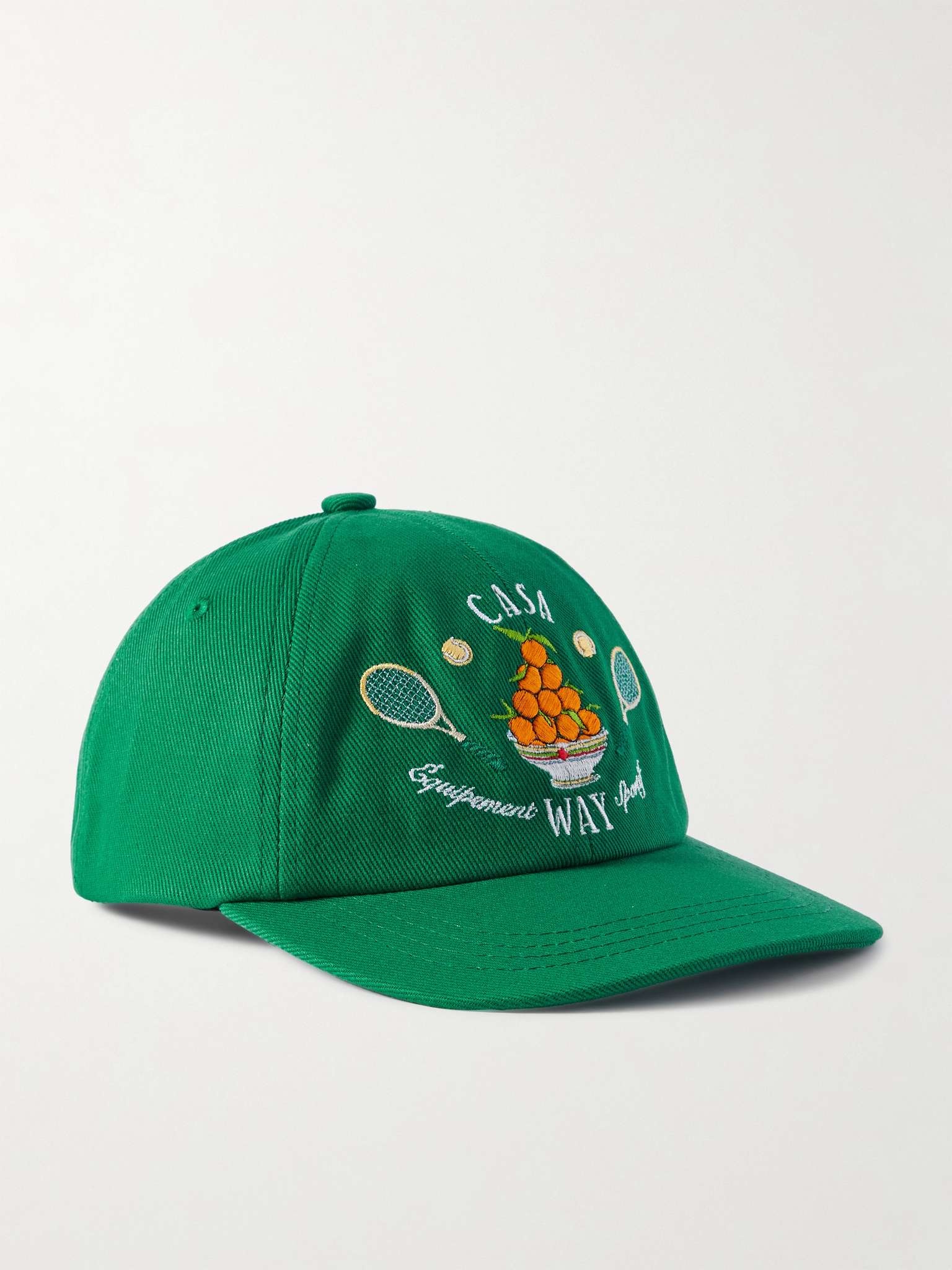 Embroidered Cotton-Twill Baseball Cap - 1
