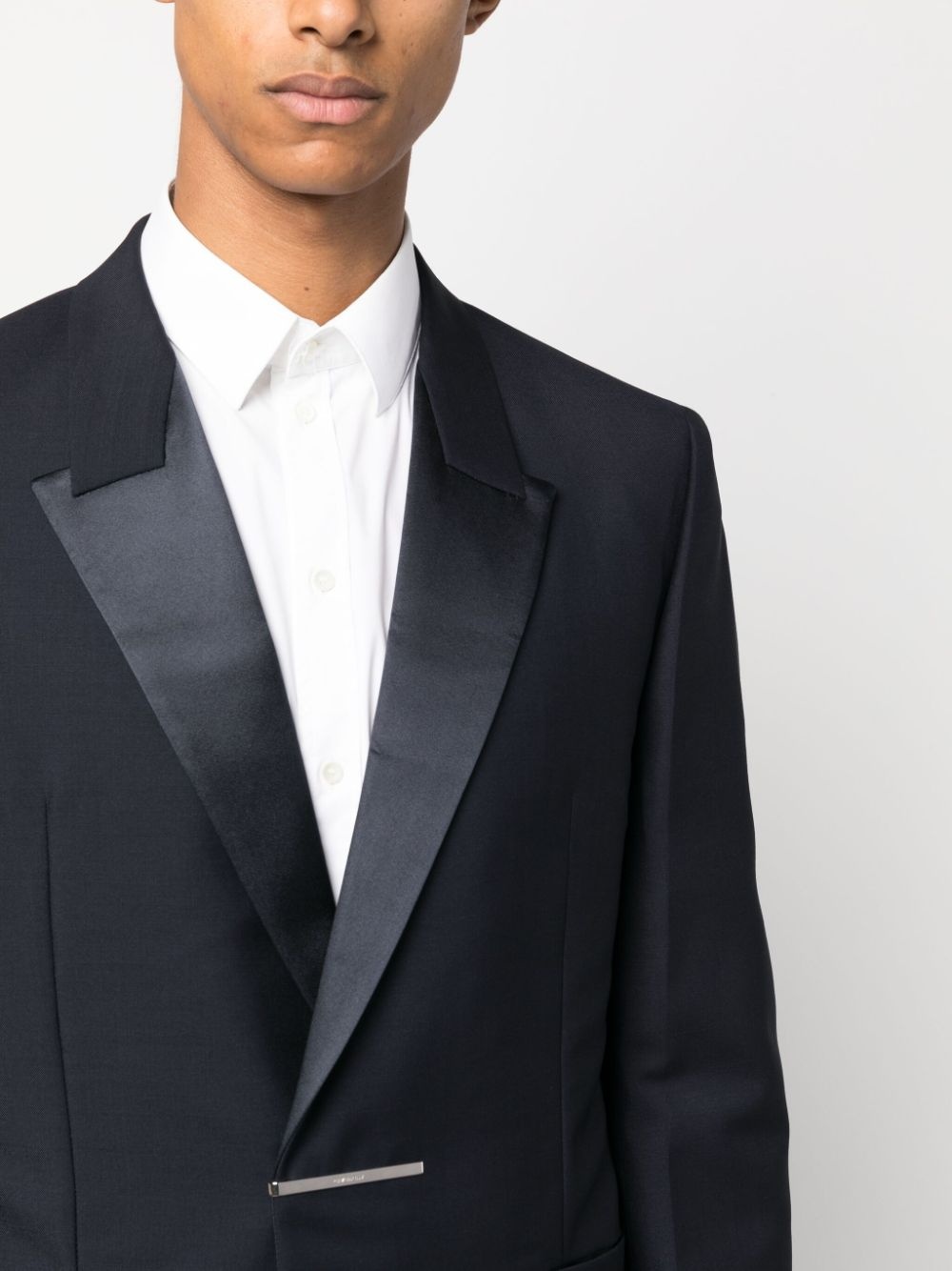 single-breasted tailored suit jacket - 5