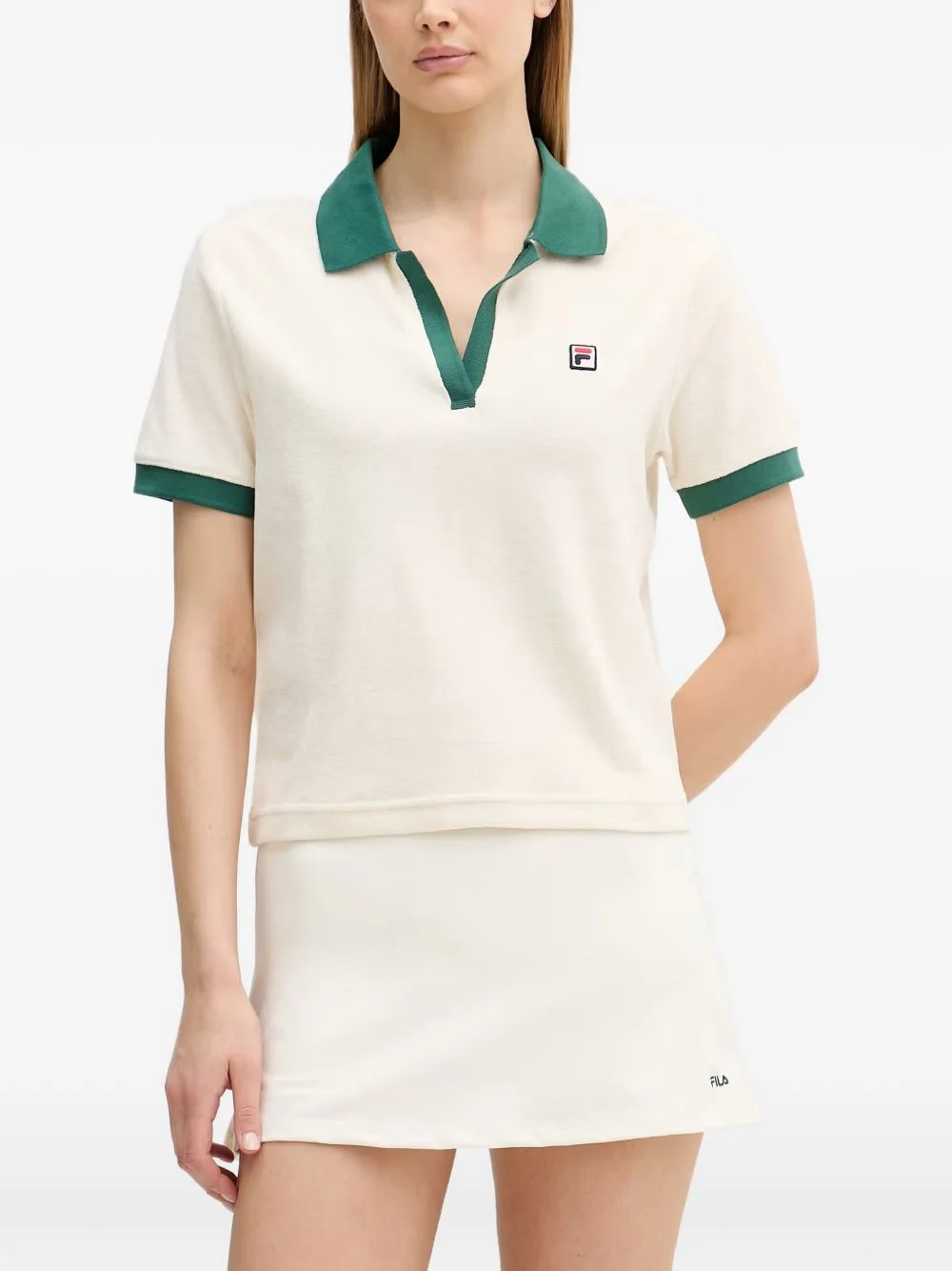 Belfort logo-patch T-shirt - 1