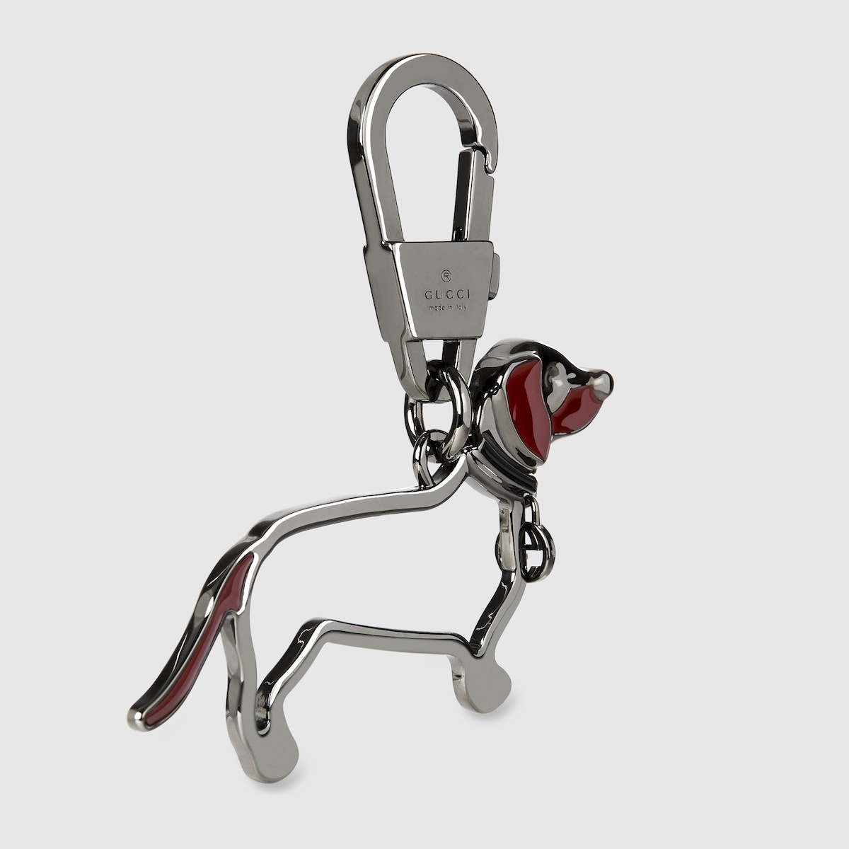 Dog keychain with Interlocking G - 3