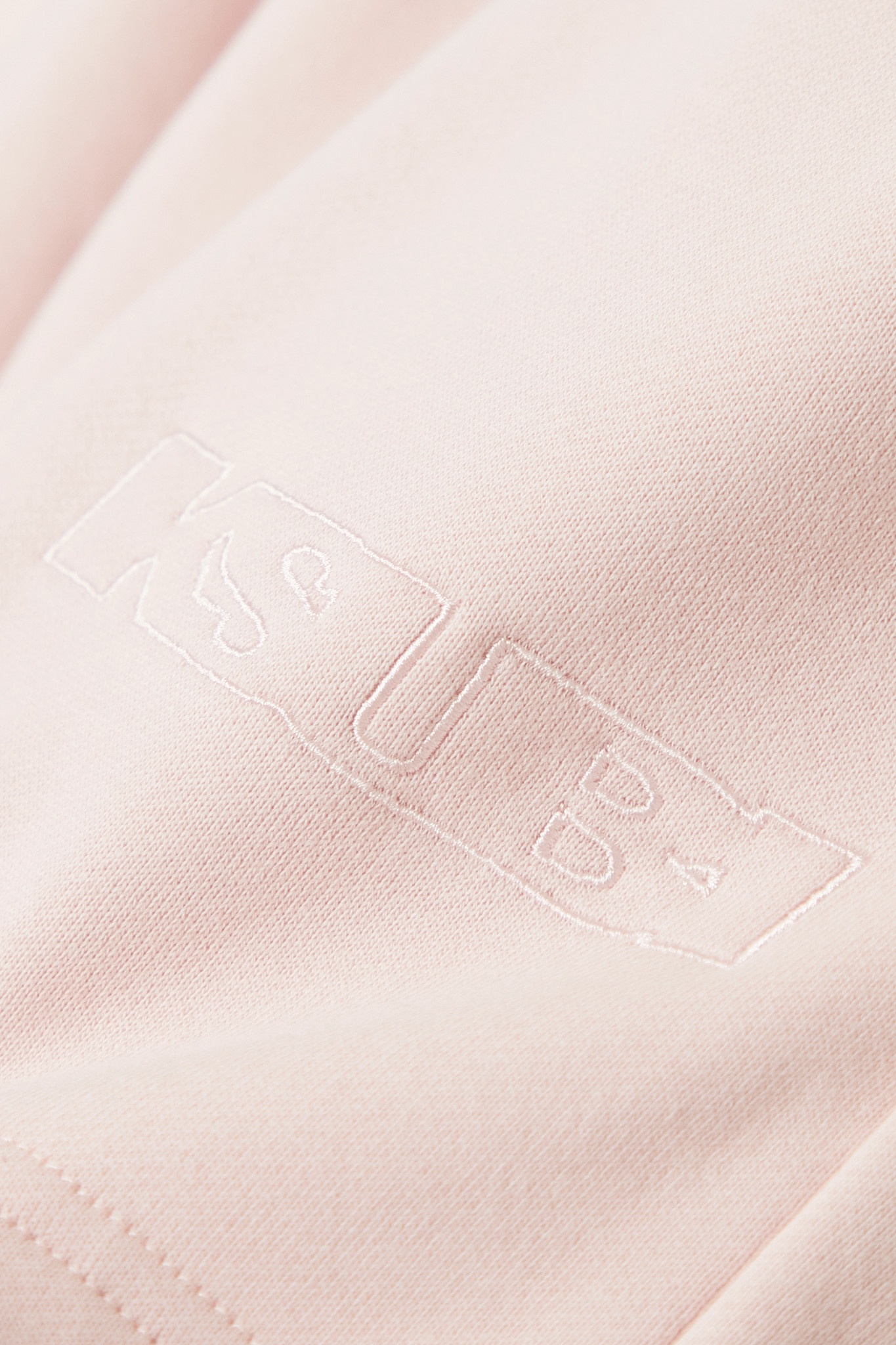 Sign of the Times embroidered cotton-jersey shorts - 8