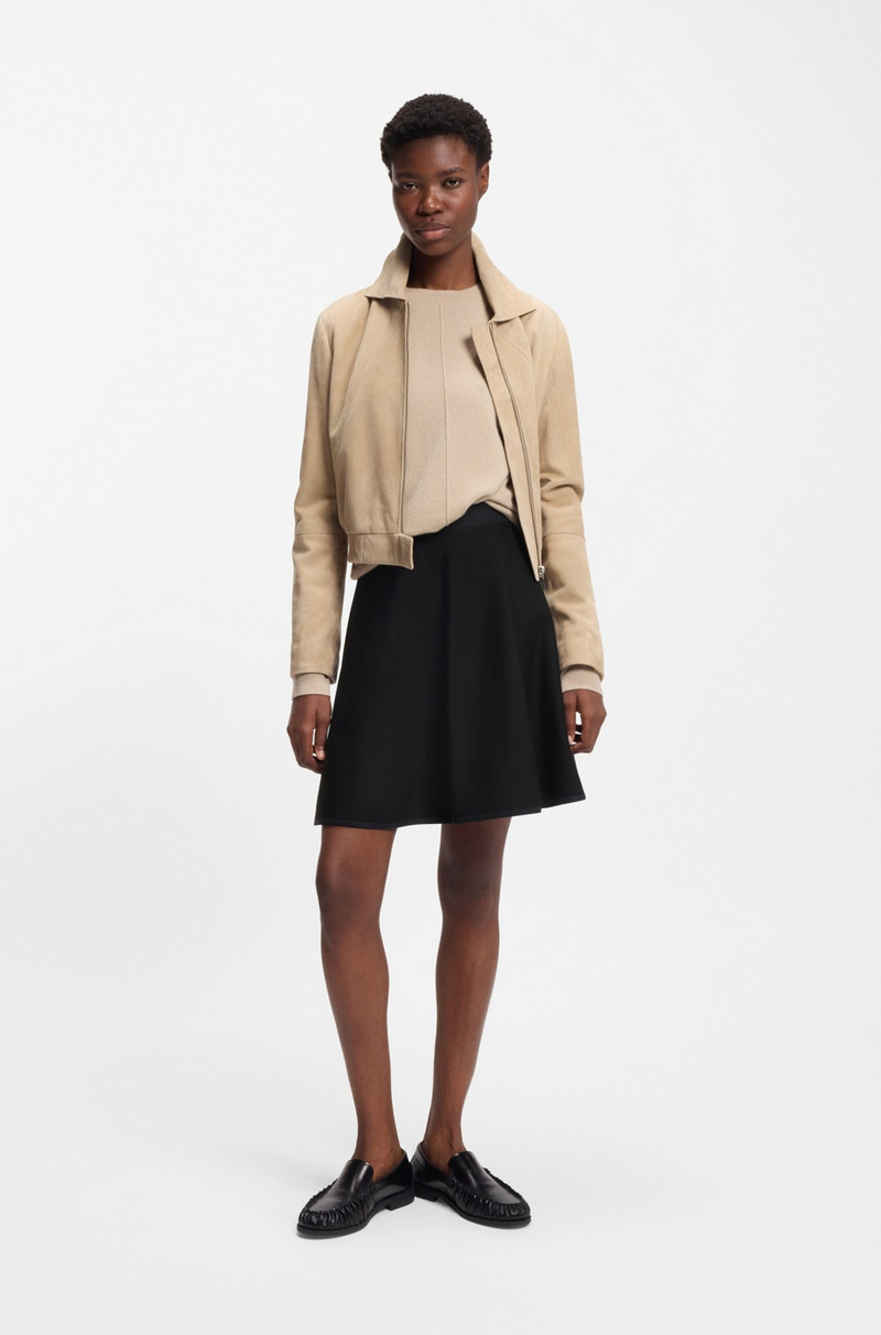 BOSS MINI SKIRT IN STRETCH JERSEY outlook