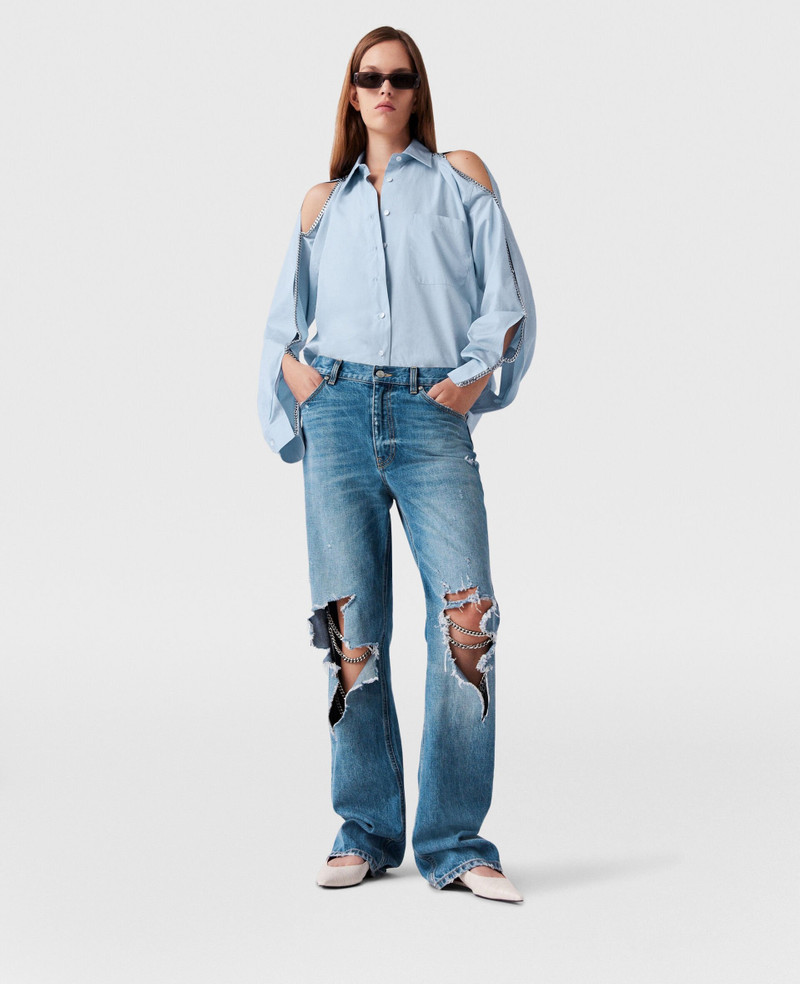 Falabella Chain Oxford Shirt 6