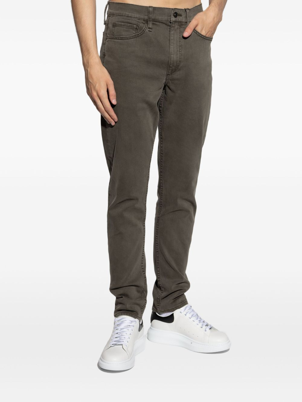 straight-leg cotton jeans - 3
