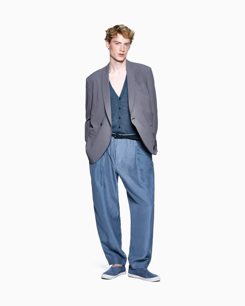 SINGLE-PLEAT TROUSERS IN LYOCELL 2