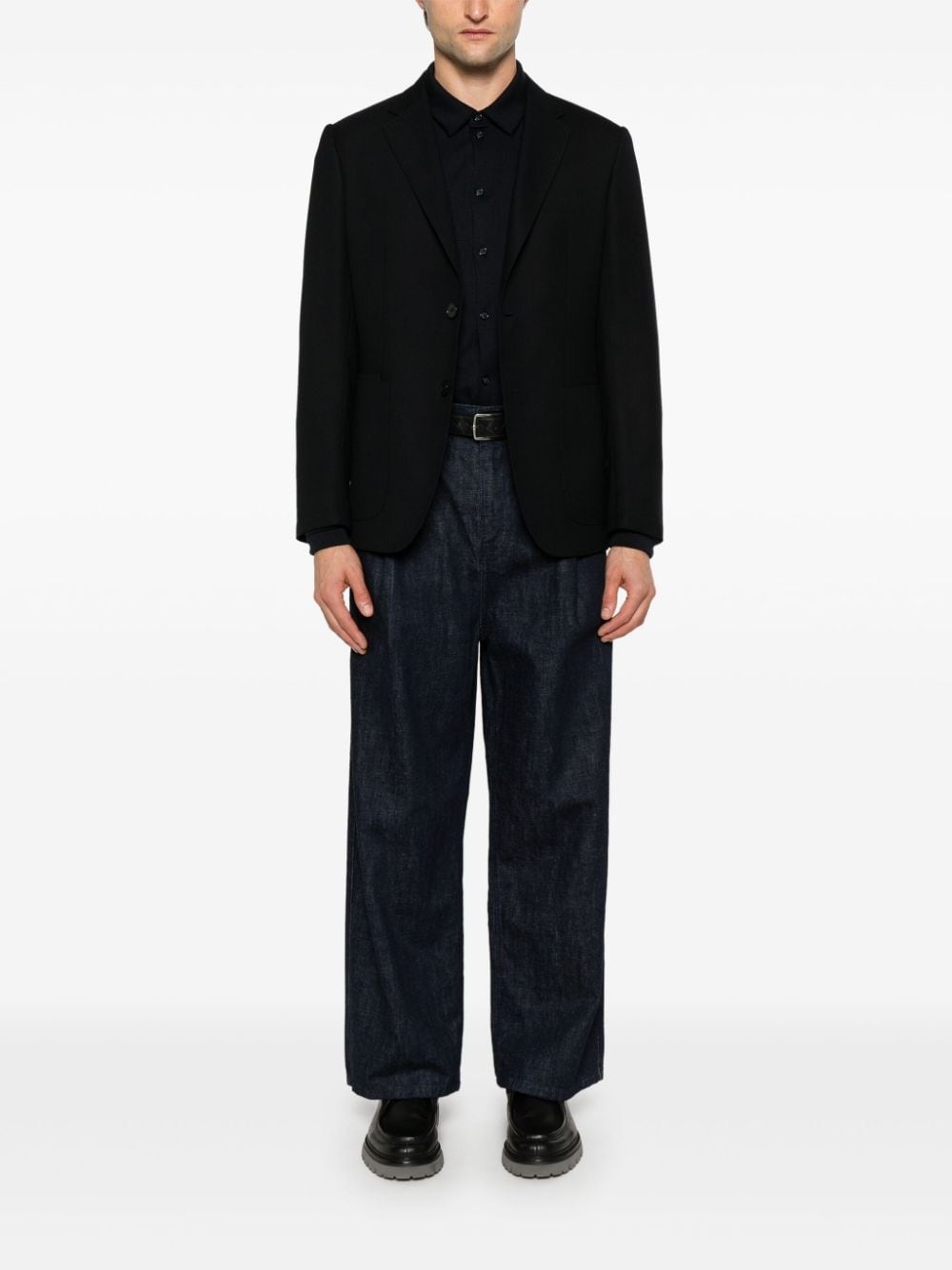 wool blazer - 3