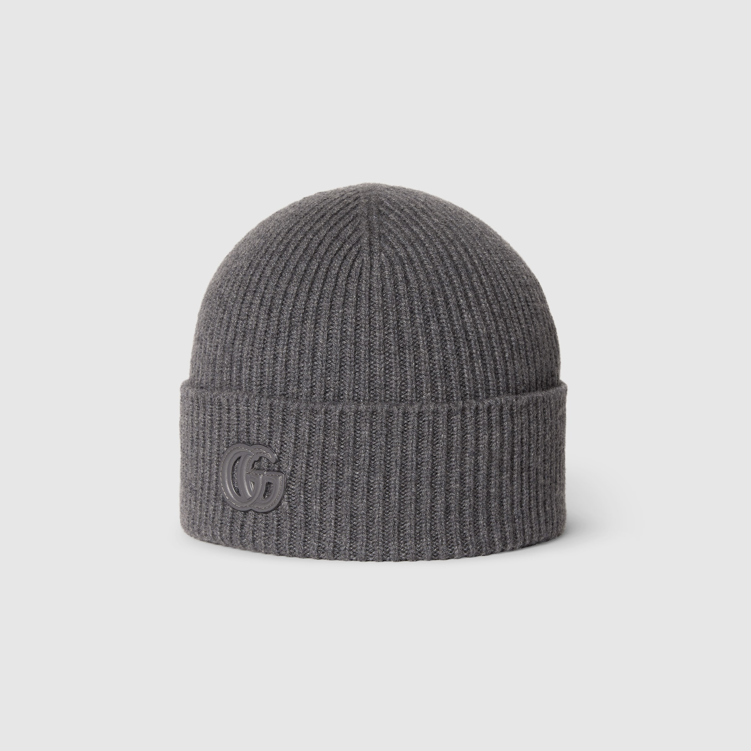 Cashmere hat with patch - 2