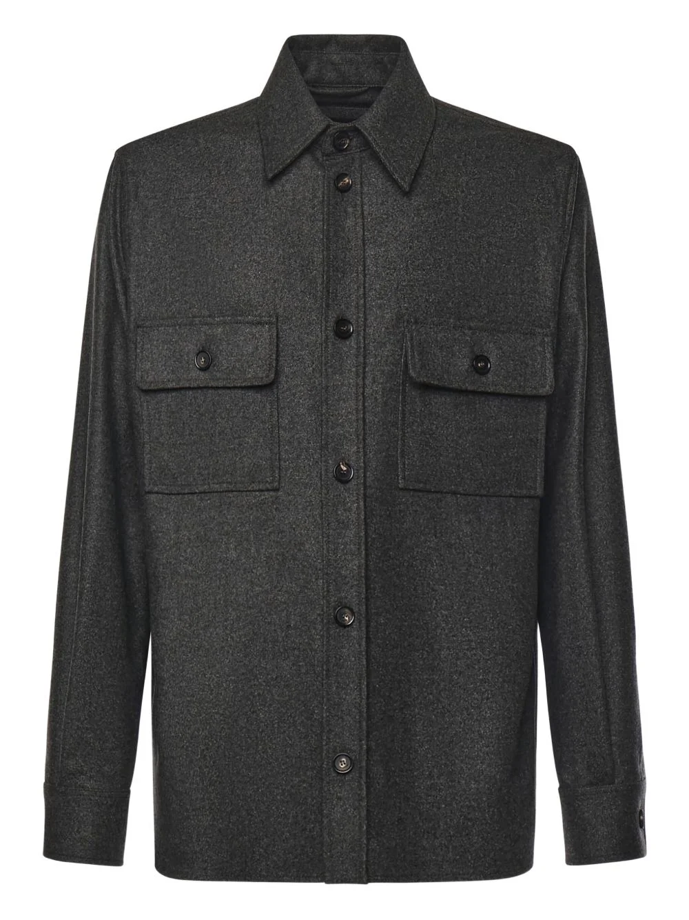 virgin wool shirt jacket - 1