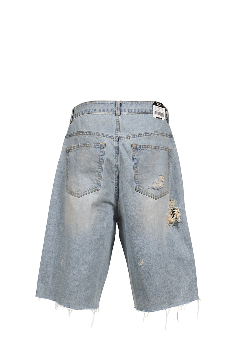 LONG ZIPPER SHORTS / BLUE 6