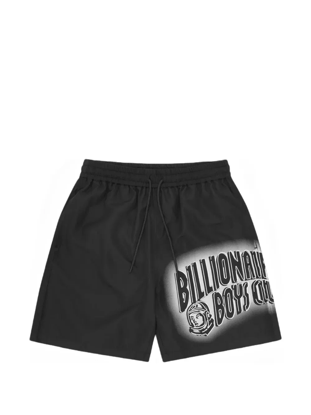 LOGO-PRINT DRAWSTRING SWIM SHORTS - 1