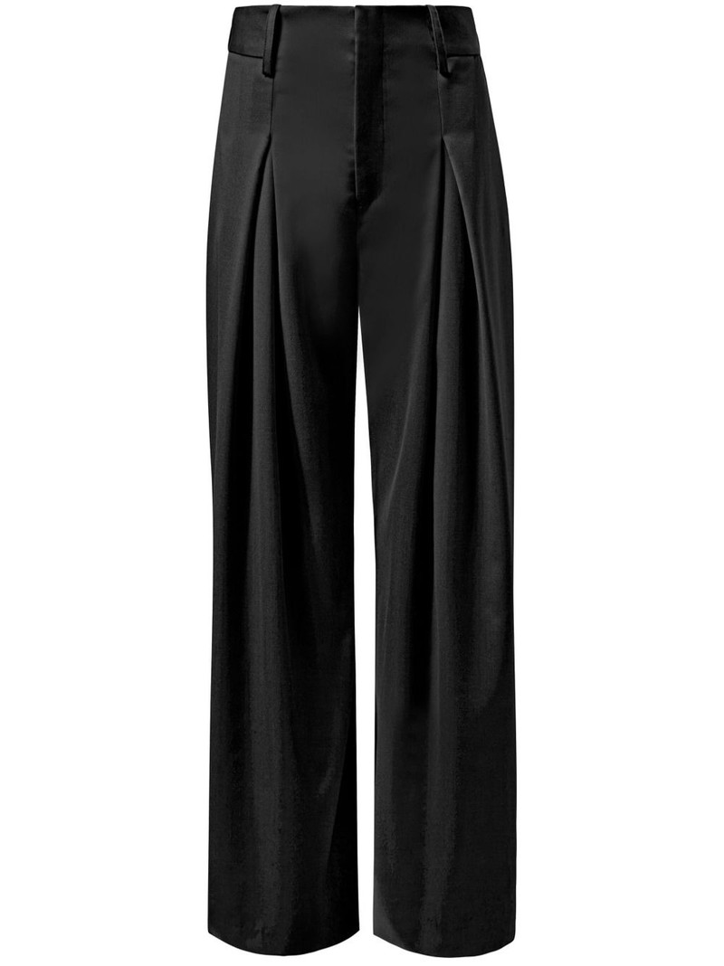 wool palazzo trousers 1