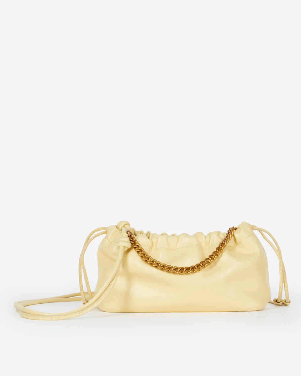 TAYLOR BAG IN YELLOW RECYCLED LEATHER - 1