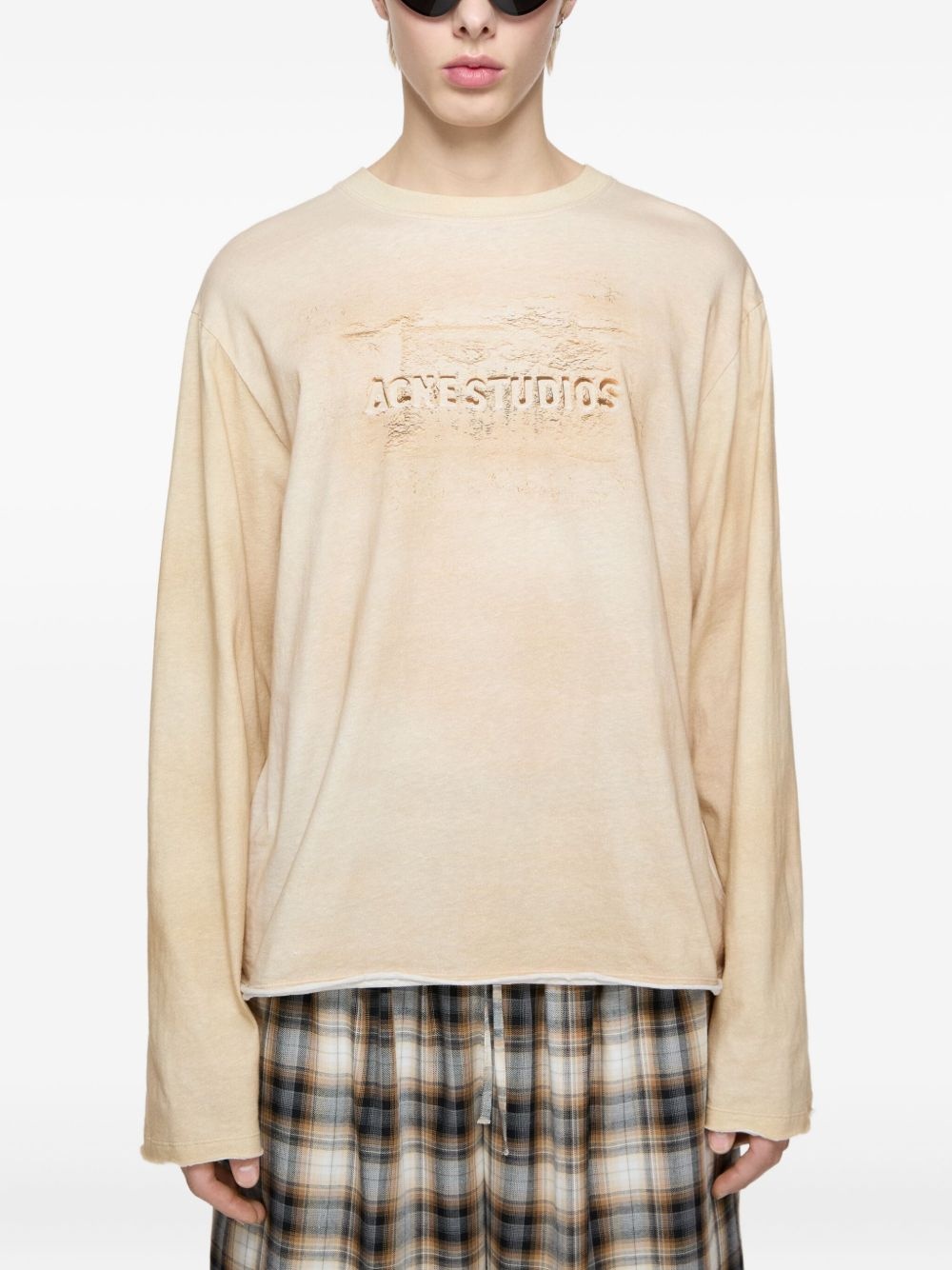 long-sleeve logo T-shirt - 2