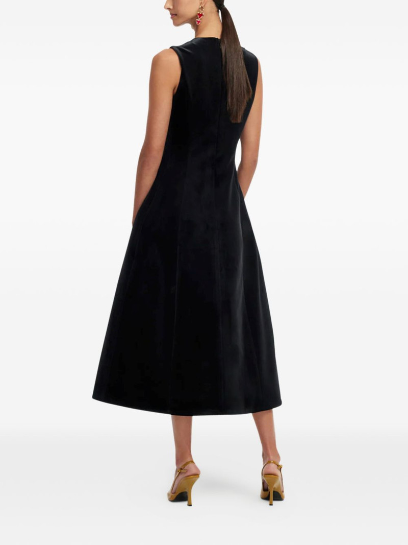 Cleo floral-appliqué midi dress 4
