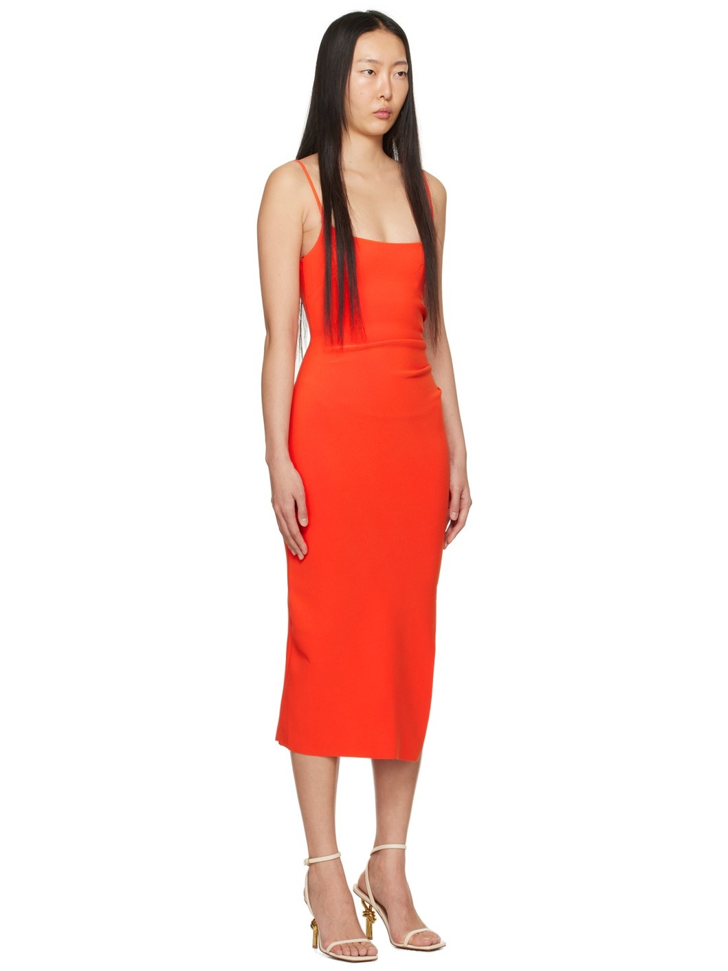Red Jessi Midi Dress - 2
