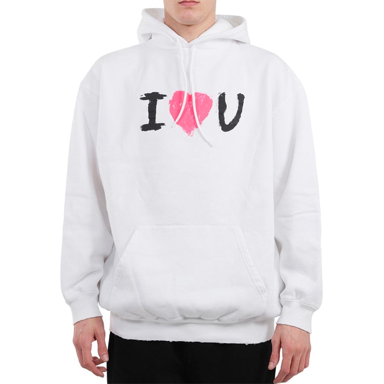 Balenciaga 'I Love U' Hoodie 'White' 570811TJVL69040 - 2