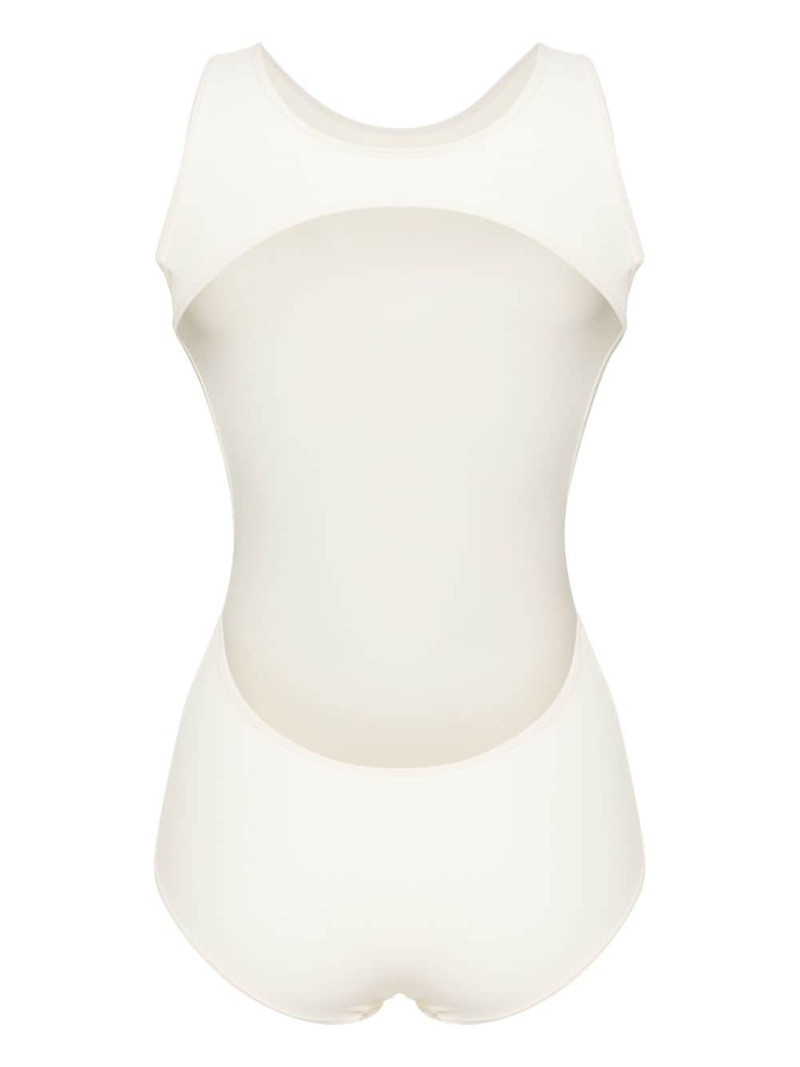 Jil Sander logo-print swimsuit outlook